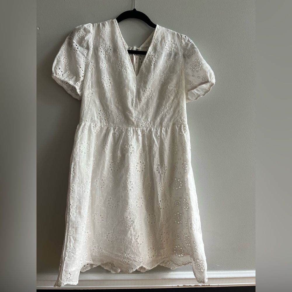White Eyelet Dress